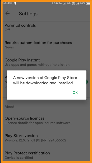 how to reinstall google play store