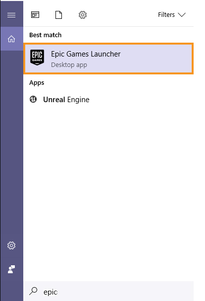 Epic games launcher not displaying correctly