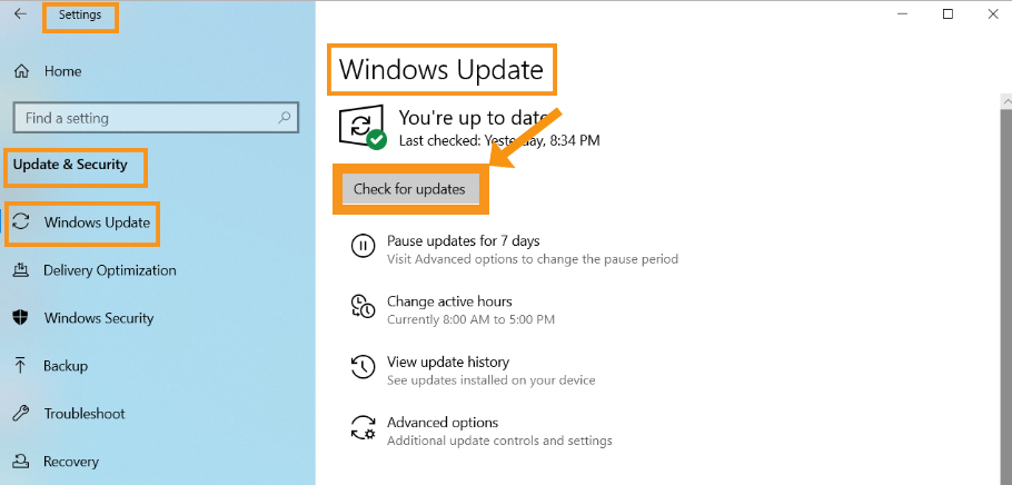 Manually Install the Windows Update