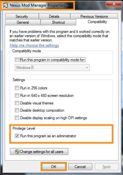 nexus mod manager install error schema